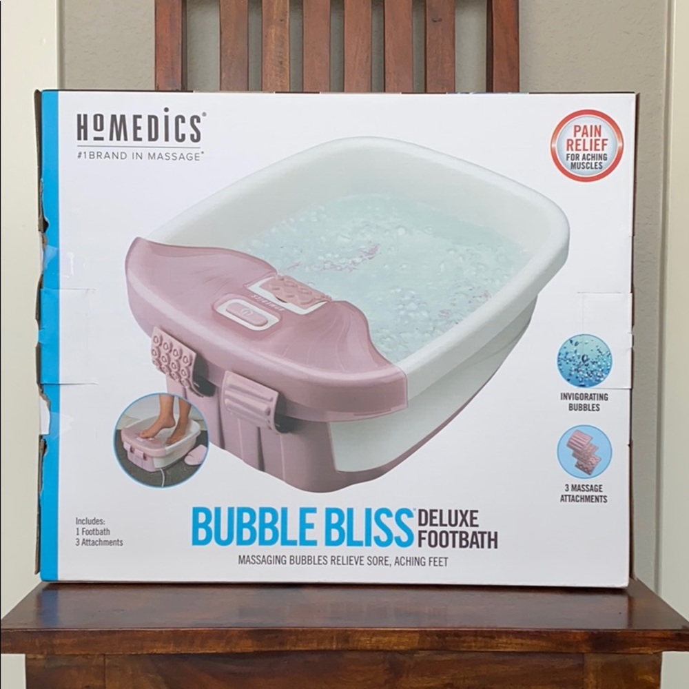 Homedics Bubble Bliss Deluxe Footbath